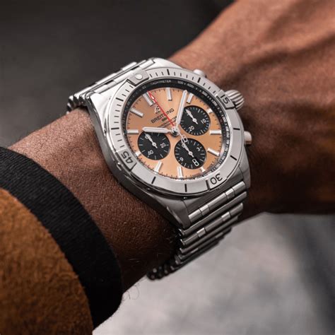 breitling football thickness|breitling 42 chronomat.